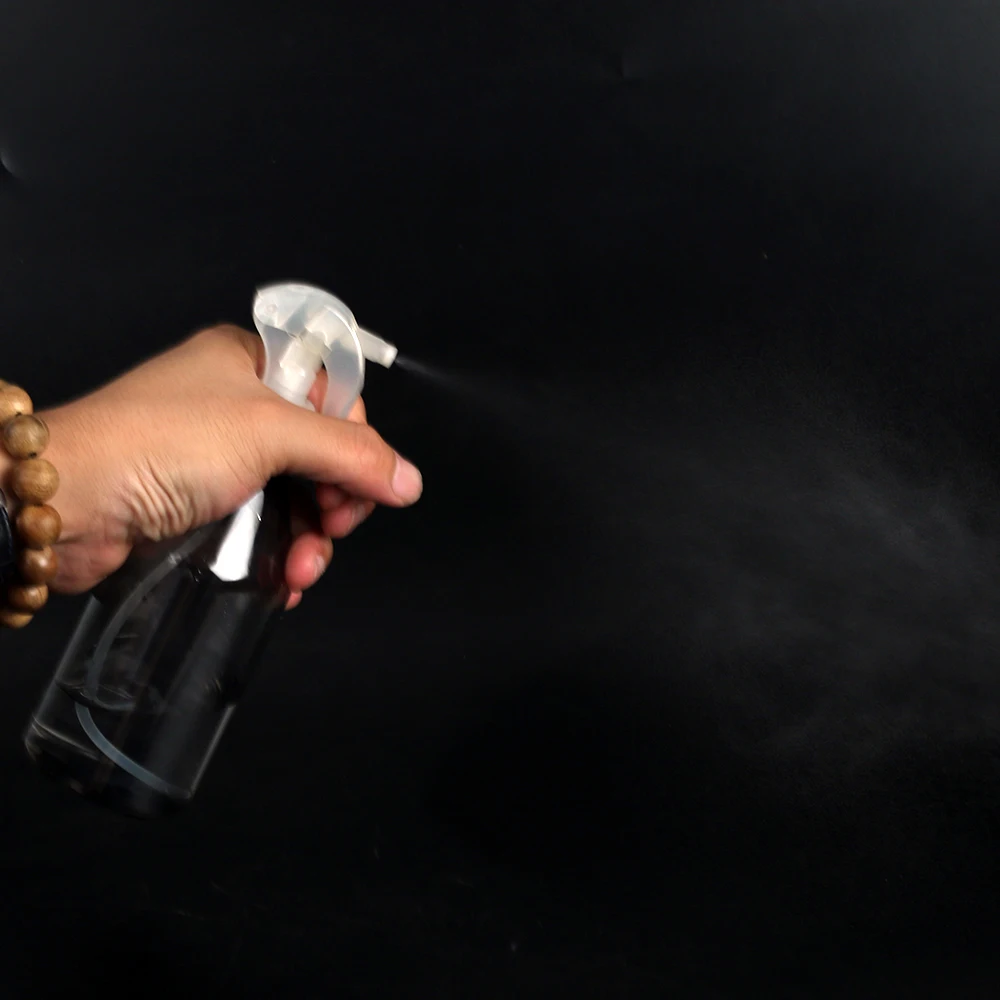 300ml mouse spray gun bottle fine mist hand button gardening watering pot cosmetics alcohol plastic bottle
