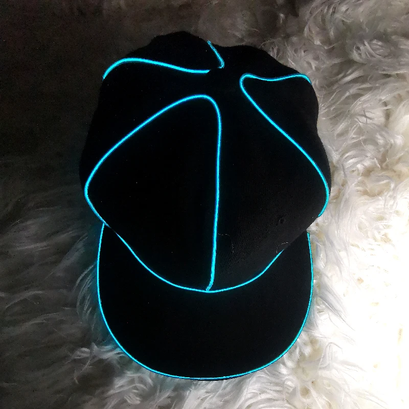 New Era Shiny Color Baseball Cap Light Up Snapback