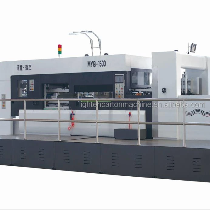 MY1300  Automatic Die Cutting and Creasing Machine Feida feeding type corrugated cardboard/Carton box/Paper Board making machine