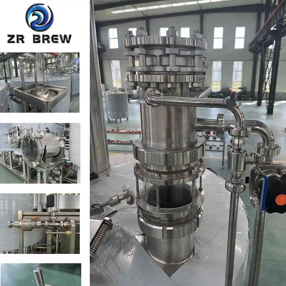 1000l 10bbl 3-vessel stainless steel commercial beer brewing brewhouse system cost for beer restaurant