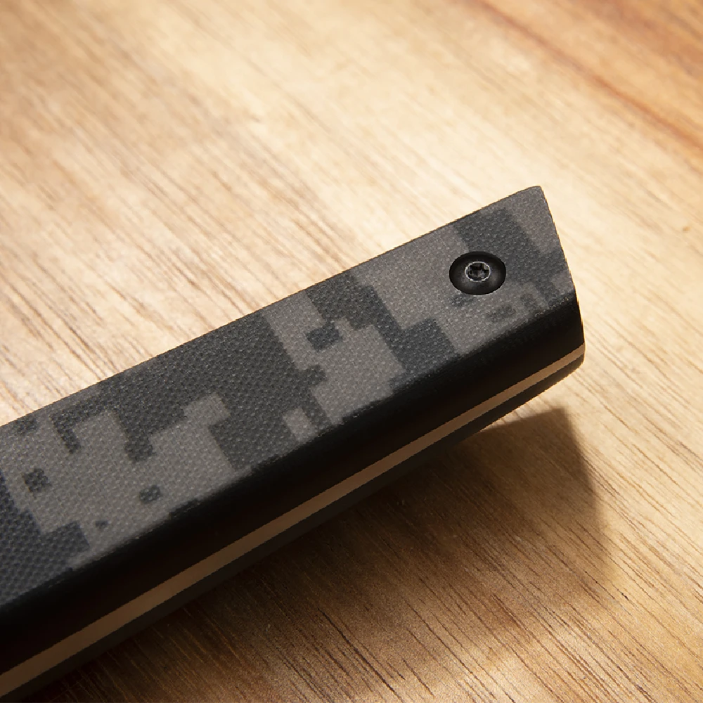 8 inch Japanese kiristuke kitchen knife with camouflage G10 handle