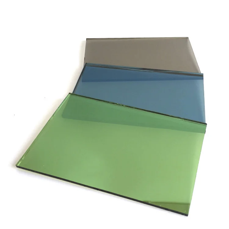 4mm 5mm 6mm 8mm 10mm 12mm tinted reflective float glass euro bronze dark grey colored glass for windows and doors