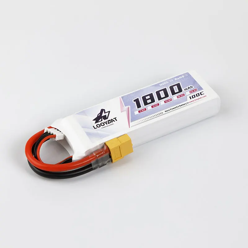 RC Hobby Professional 1800mAh 100C 120C 3S 6S 4S 14.8V 22.2V Rechargeable Lipo FPV RC Car Battery With XT60 For PFV Racing
