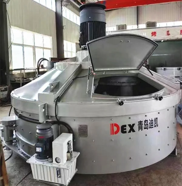 DEX hydraulic/pneumatic discharging 750 liter cement mixer planetary concrete mixer