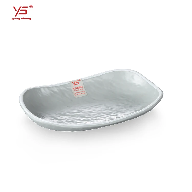 Multi color 100% melamine frosted cheap used restaurant dishes