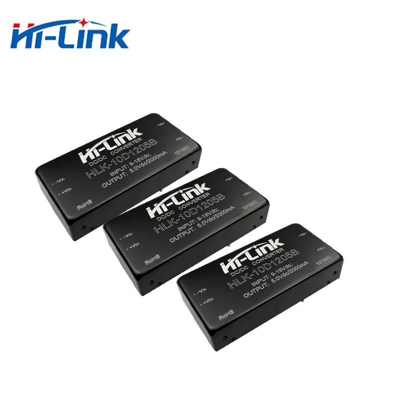 12V to 10W 5V 2A  DC/DC converter step down 1500Vdc Isolated module HLK-10D1205B