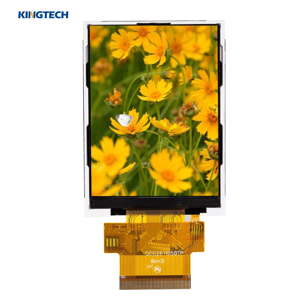 ST7789V IC Display TFT LCD 2.8 inch 240x320 with 400nits brightness for medical device/karaoke machine/blood pressure