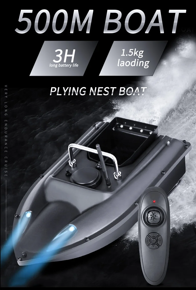 TK New Arrival Rc 500M Fast Bait Boat Carp Fishing Parts Remote Control Fishing Bait Boat Bait Boat For Sea