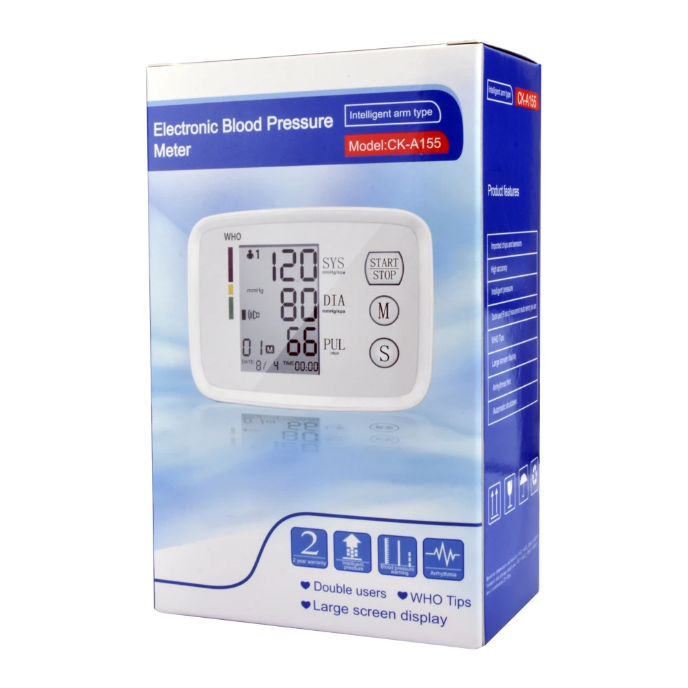 Free Sample High Quality Customized Medical Digital Arm Type Blood Pressure Monitor Cheap Price