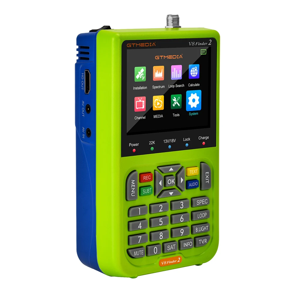 Gps-локатор GTMedia V8 Finder 2 DVB S2X S2 S ручной прибор для обнаружения спутникового сигнала с поддержкой Type