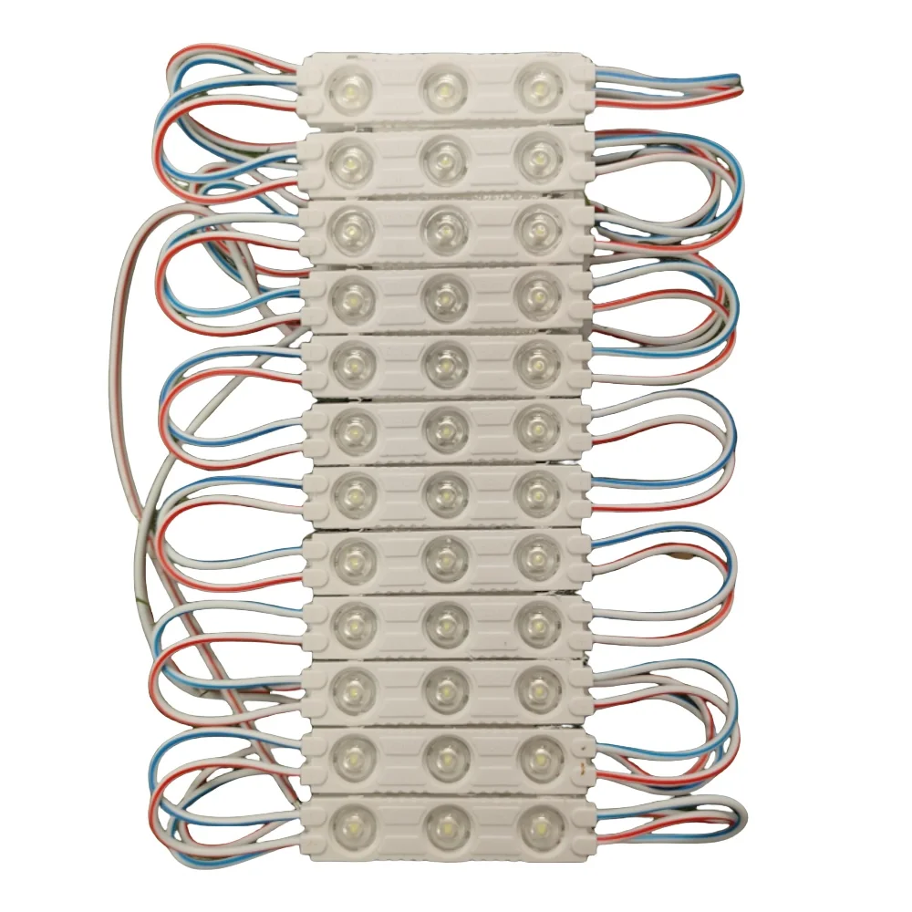 high power 12v 3 leds modulo 1.5w outdoor 2835 sign module  light box injection  Billboard signs led modules