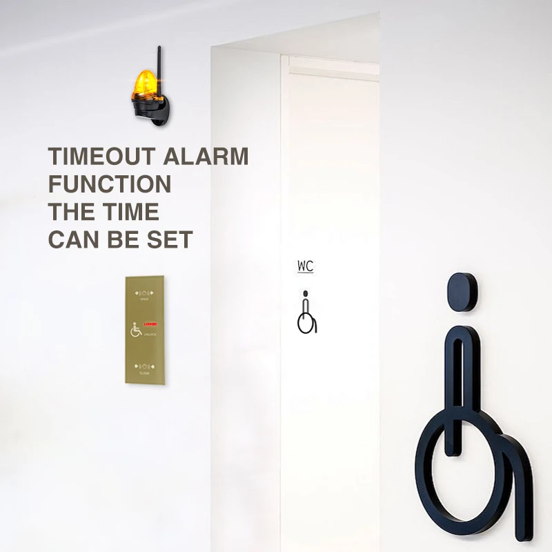 Yoursensor(YS450-L) Touchless Auto Door Switch for Special Room Smart Home Switch Can be Locked