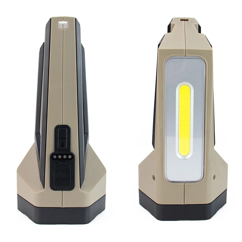long range working light rechargeable powerful led flashlight handheld ABS cob P70 led searchlight