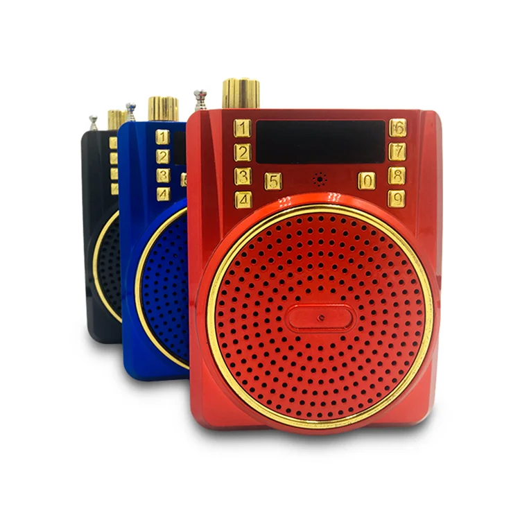Portable Abs Plastic Pocket Fm Radio With Usb Mp3 Player Speaker Support Tf Card Recorder Vintage Fm Radio