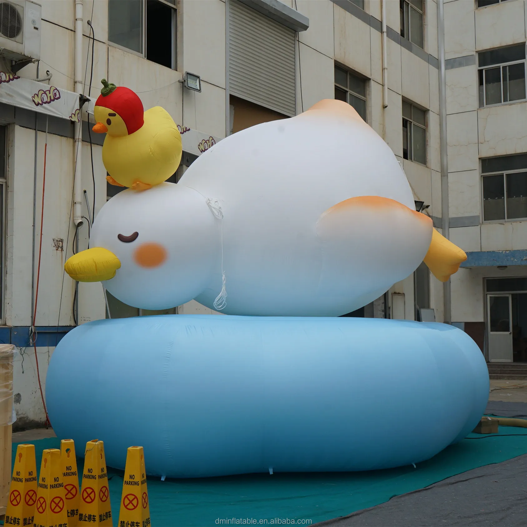 DAMING Advertising Company Mascot Costume Cartoon Inflatable Goose Costume With logo Printable