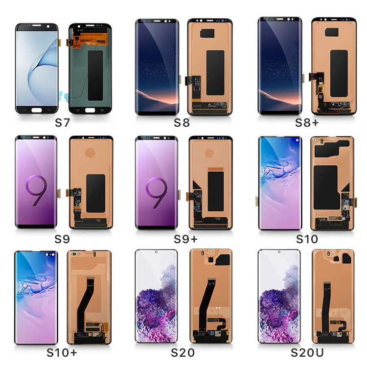 Оригинальный экран для Samsung note 4 5 8 9 note10 Plus сенсорный Замена