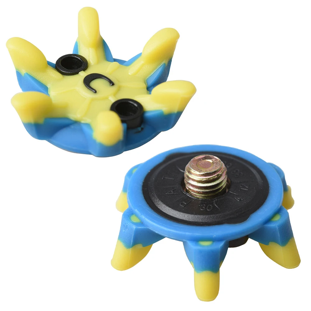 Wholesale  Golf Shoe Spikes Small Metal Thread Detachable Shoes Spike Replacement Cleat Screw Fast Twist