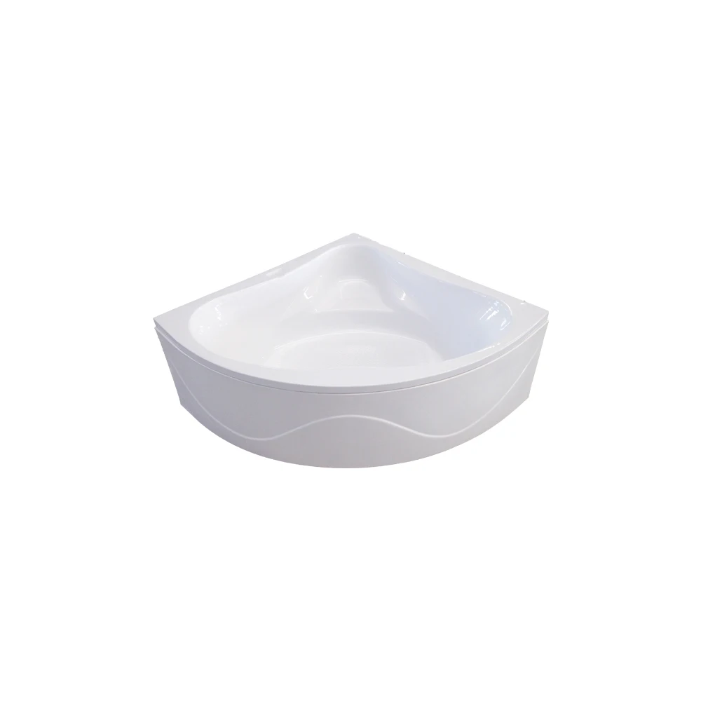 Factory Direct Sales Cheap Acrylic Round Standing Corner Adult Soaking Bathtub 100x100