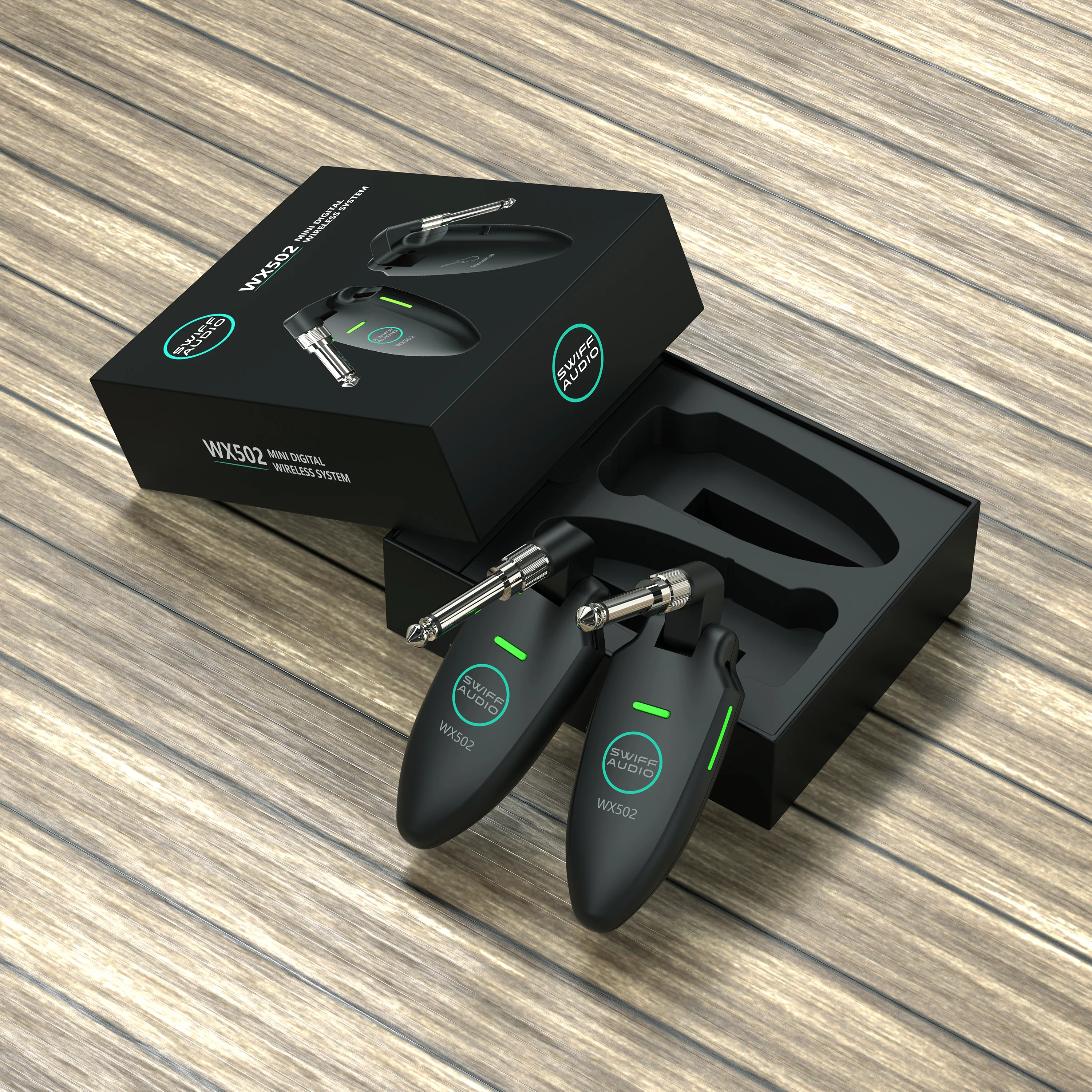 Swiff Mini Digital Wireless System Guitar Transmitter Receiver Wx-502