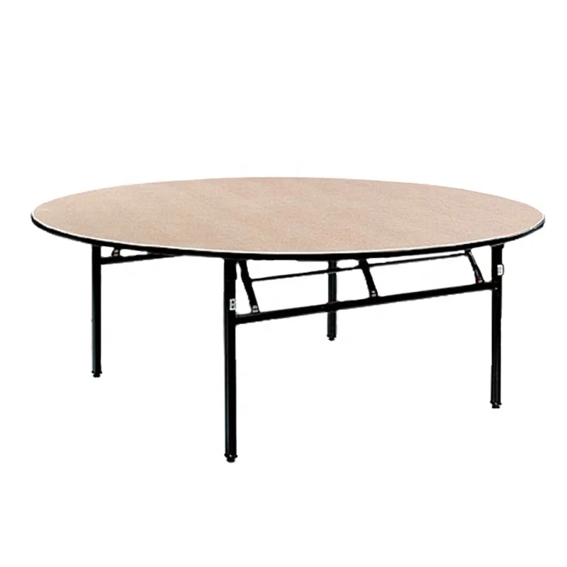 10 Seater Hotel Banquet Wedding Round Folding Table 6ft commercial used for restaurant table and chair