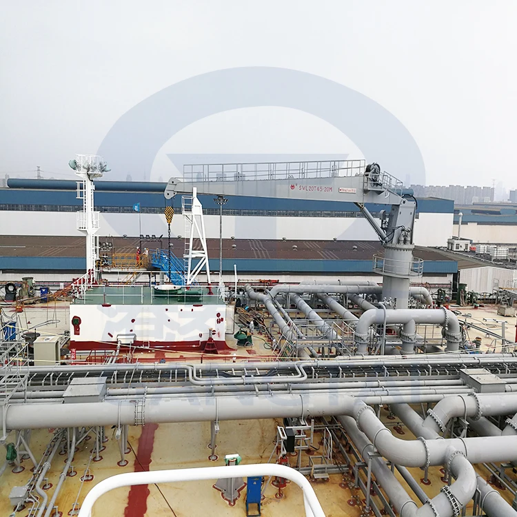 quality assurance marine crane 150t marine boat crane for sea rescue