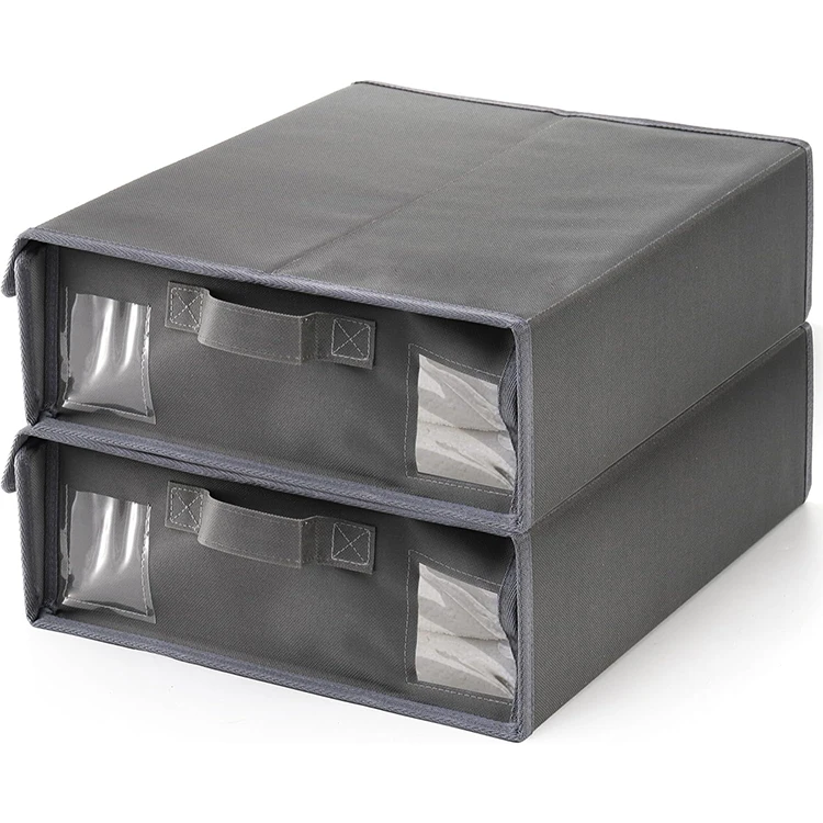 New Foldable Multifunctional Fabric Storage Box Organizer for Bedding Towel and Blanket Square for Bedroom Wardrobe  reusable