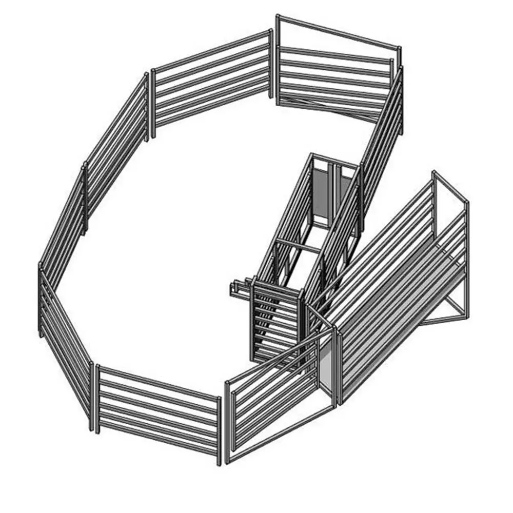 High Quality Farm Livestock Cattle Yard Cattle Loading Ramp Galvanized Steel Loading Ramp for Cattle