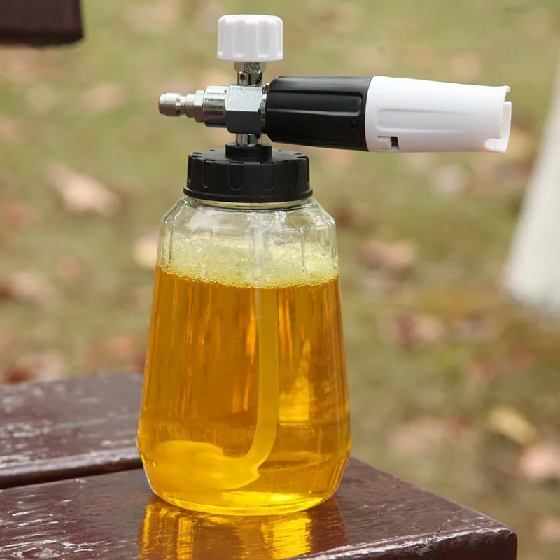 The New Listing Water Pressure Gun And Foam Cannon Wash Car Nickel Plate Snowfoam Lance