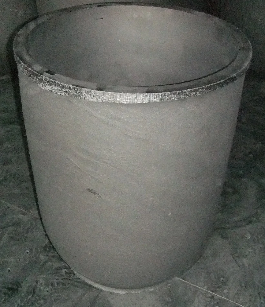 factory custom silicon carbide graphite crucible smelting aluminum 100kg to 500kg