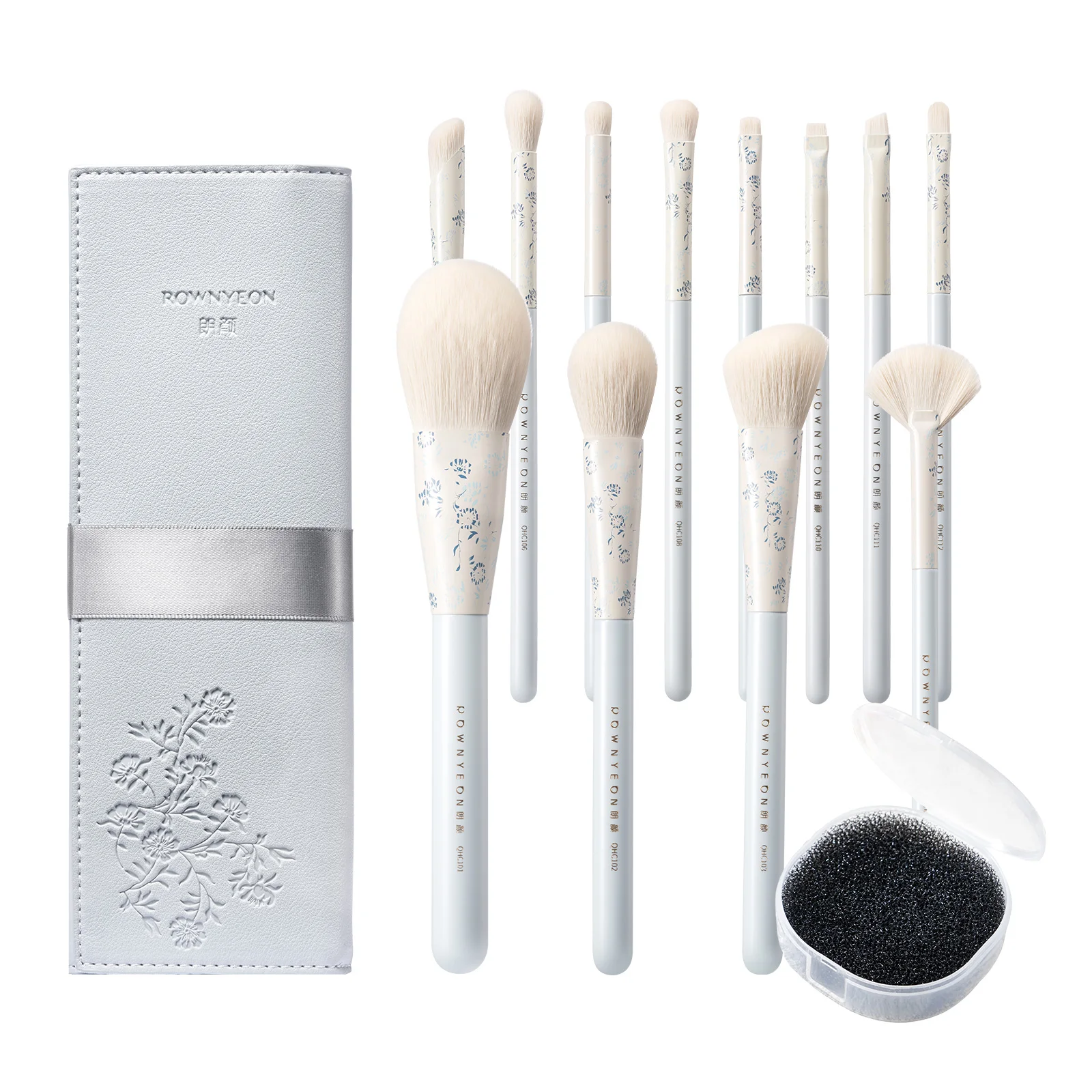 Vegan Natural Hair Wholesale Private Label Professional Custom Logo Free Samples 12 pcs Makeup Brush Set