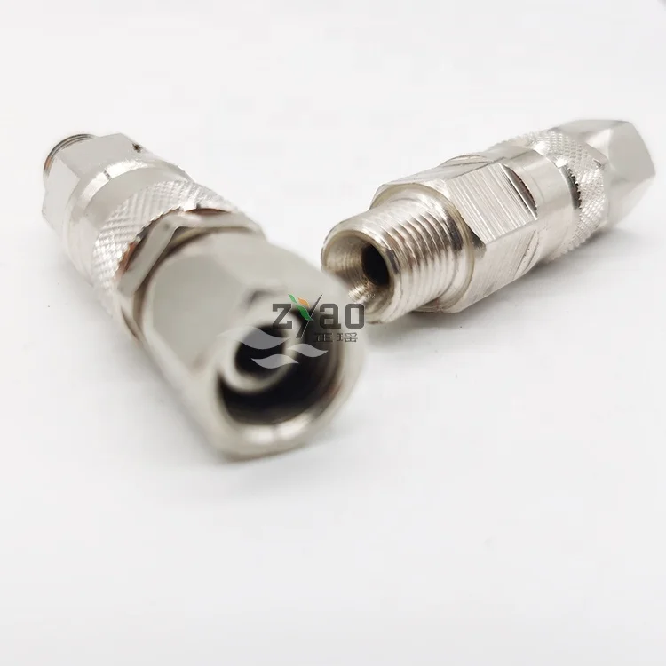 Swivel Joint 1/4-Inch Stainless Steel Rotary Joint High Pressure Airless Spray Gun Whip Hose Swivel for Paint Sprayers