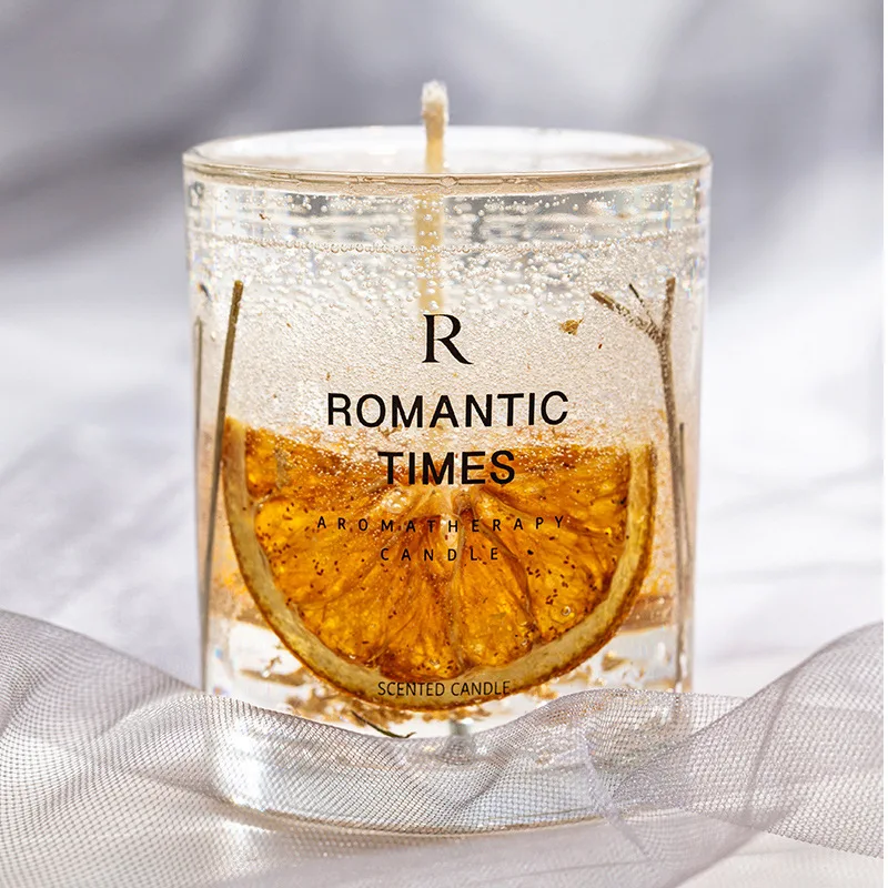 
Jelly Wax Scented Candle Wholesale Essential Oil Candle Festival Gift Box Scented Candle Birthday Custom Gift Printing LOGO 