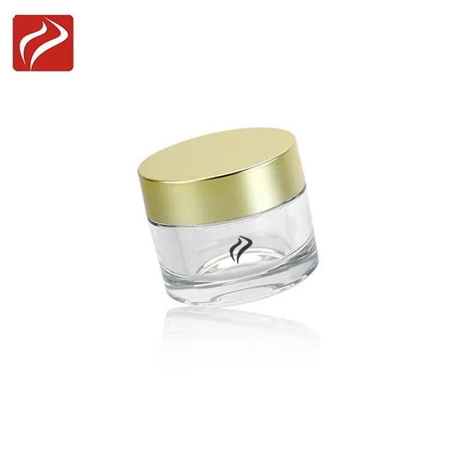 Custom size clear PETG cosmetic cream jar for skin care