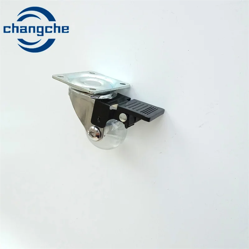 1.5 Inch rubber Plated Swivel Caster wheels without brake