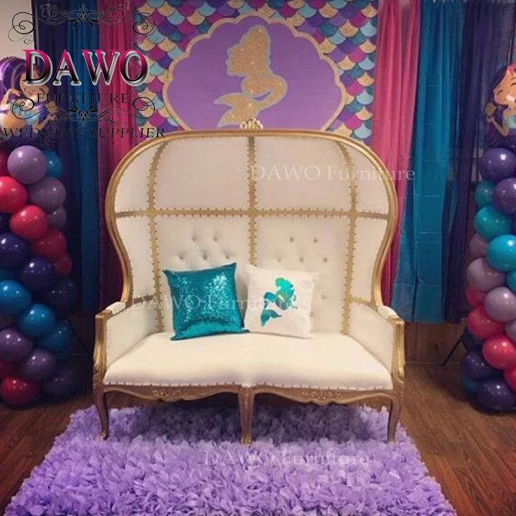 Свадебный диван-стул с рамой из нержавеющей стали для невесты и жениха