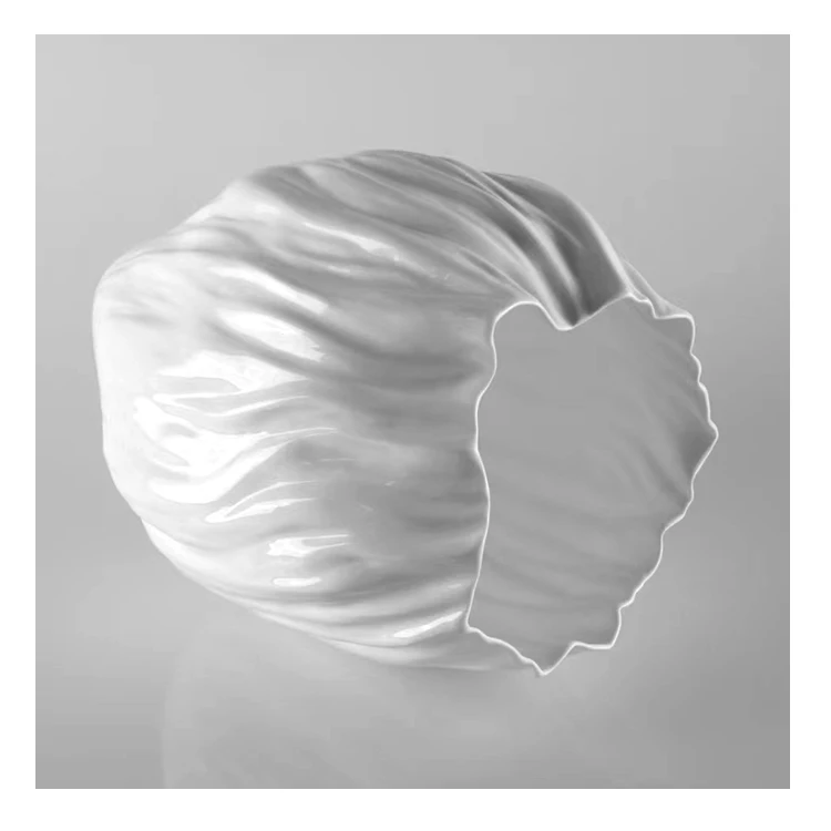 new design flower vases custom design irregular ceramic vase