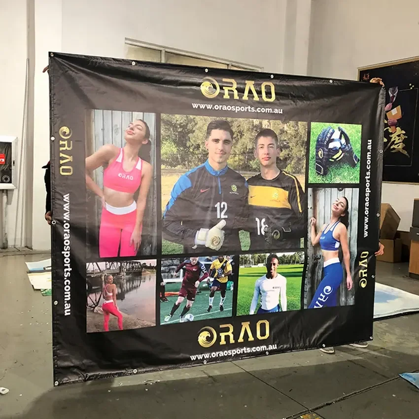 Outdoor advertising mesh fabric pvc vinyl print banner for promotion printed Plastic banner Outdoor Billboard Vinyl Banner