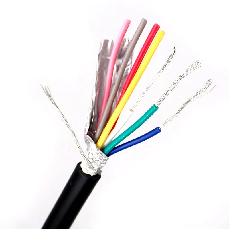 UL2854 PVC Jacketed Tinned Copper Signal Cable80C 30V Multiple Core Shielding Power Cable