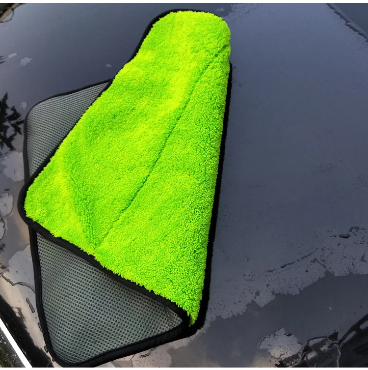 OEM Water Absorbent Double Sided Wash Towel 800GSM Microfiber Cleaning Cloth Coral Fleece Cloth Towel