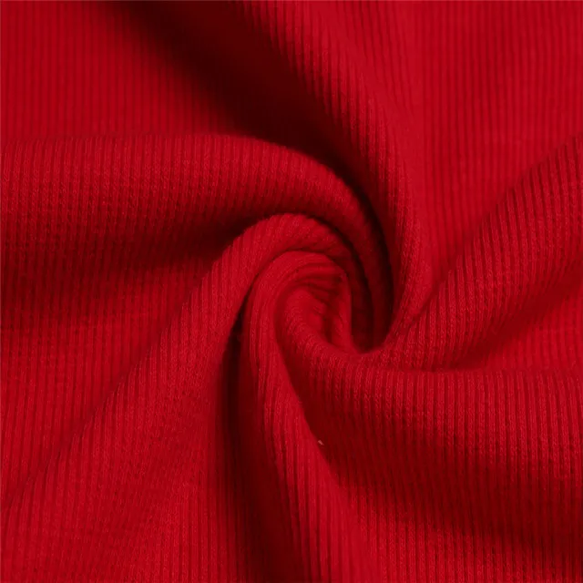 
Wholesale 2021 95%Cotton 5%Spandex Tc Rib Knitting Fabric For Clothing 