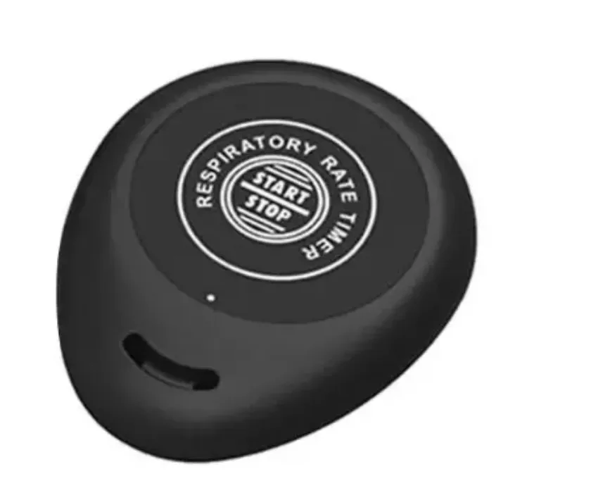 Air respiratory rate timer for home clinic use
