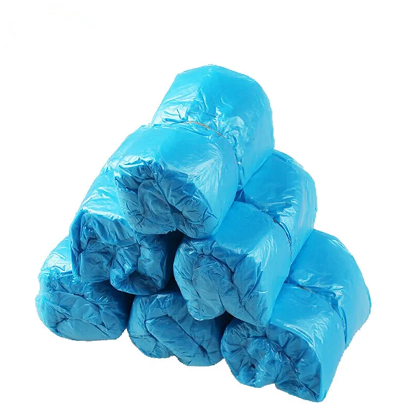 manufacturer Disposable custom surgical Boot Shoe Covers Dust Water proof Protective Pe Shoe Cover for House Cleaning Labs