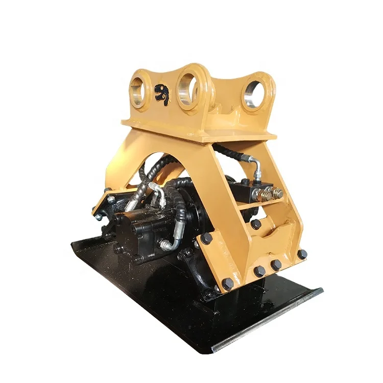 Excavator Attachments excavator used hydraulic vibrator plate soil compactor roller price