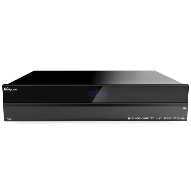 Egreat A13 4K Upscaling 3D Streaming Blu-Ray HDD Video Player Black