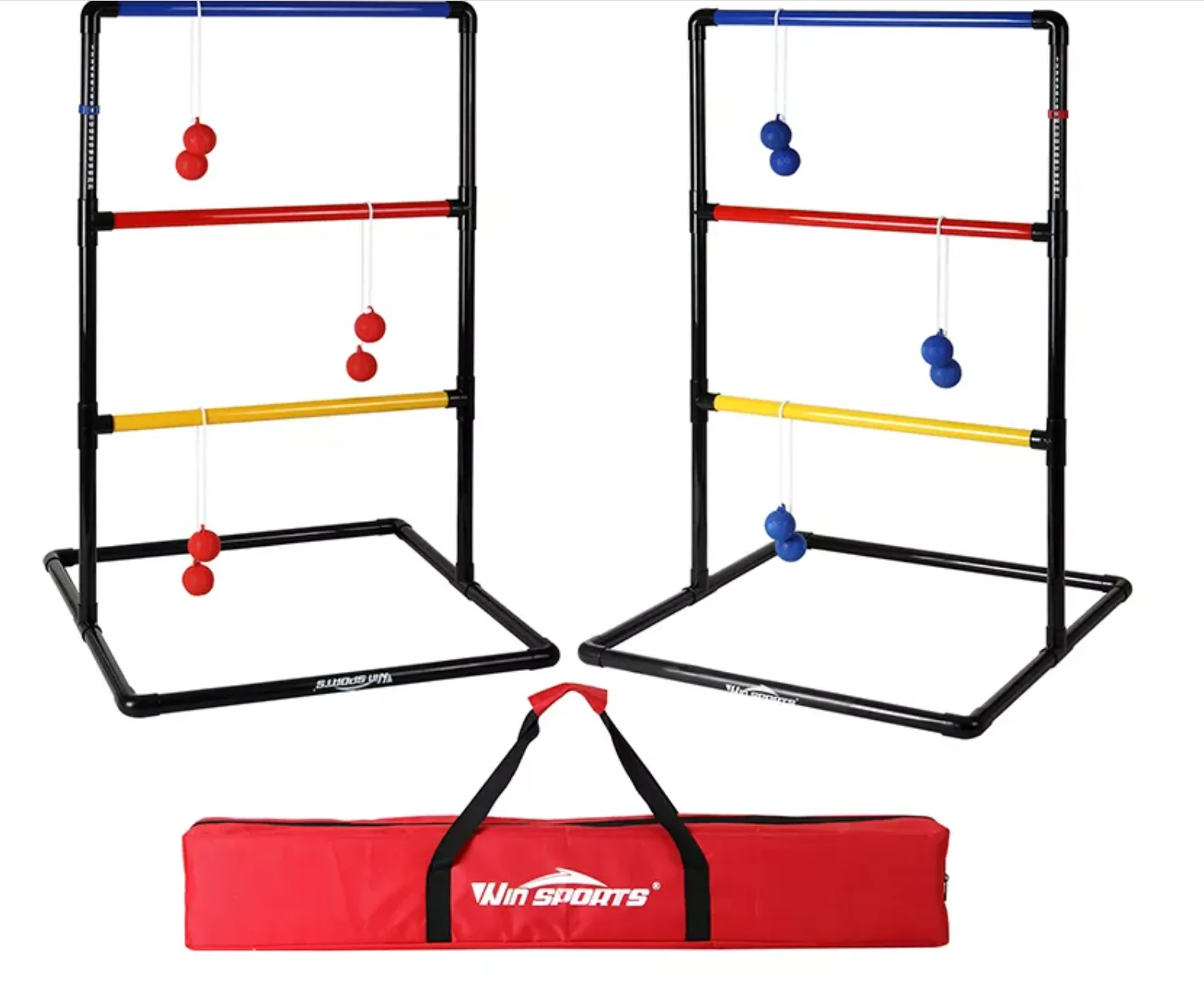 Plastic Premium Outdoor Lawn Game Set Ladder Toss Set With Travel Carrying Case