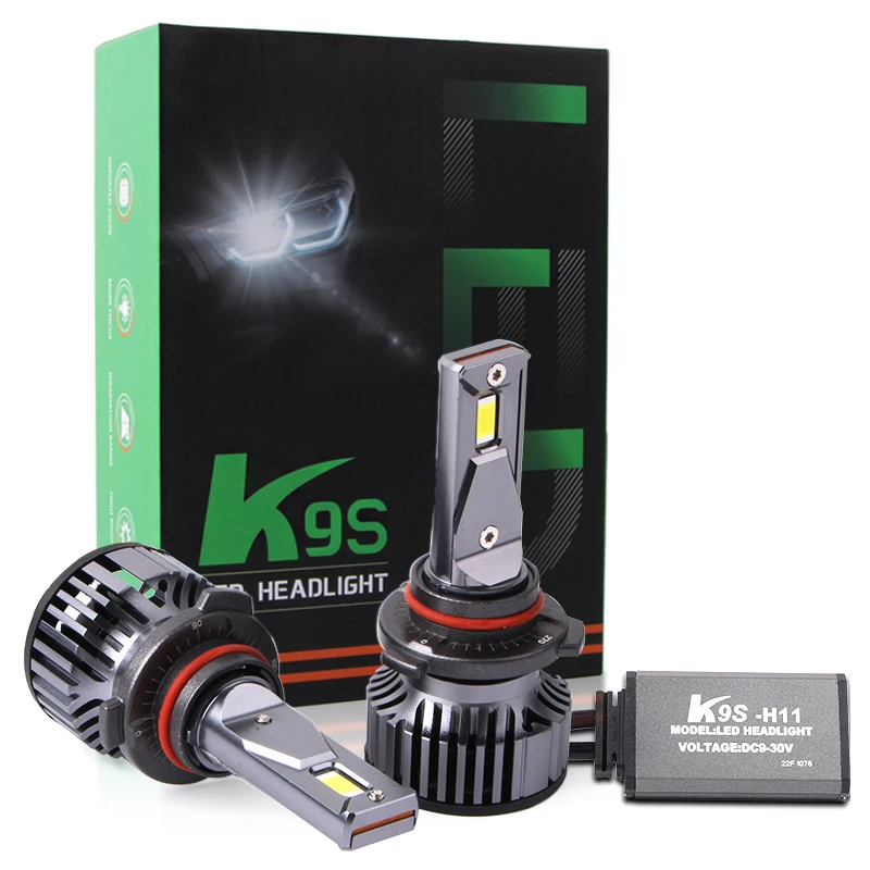 K9 K9S K11 K12 luces led automotriz H11 9005 auto lighting systems Customized 3500K 6000K 3570 chip 881 H7 H4 led headlight