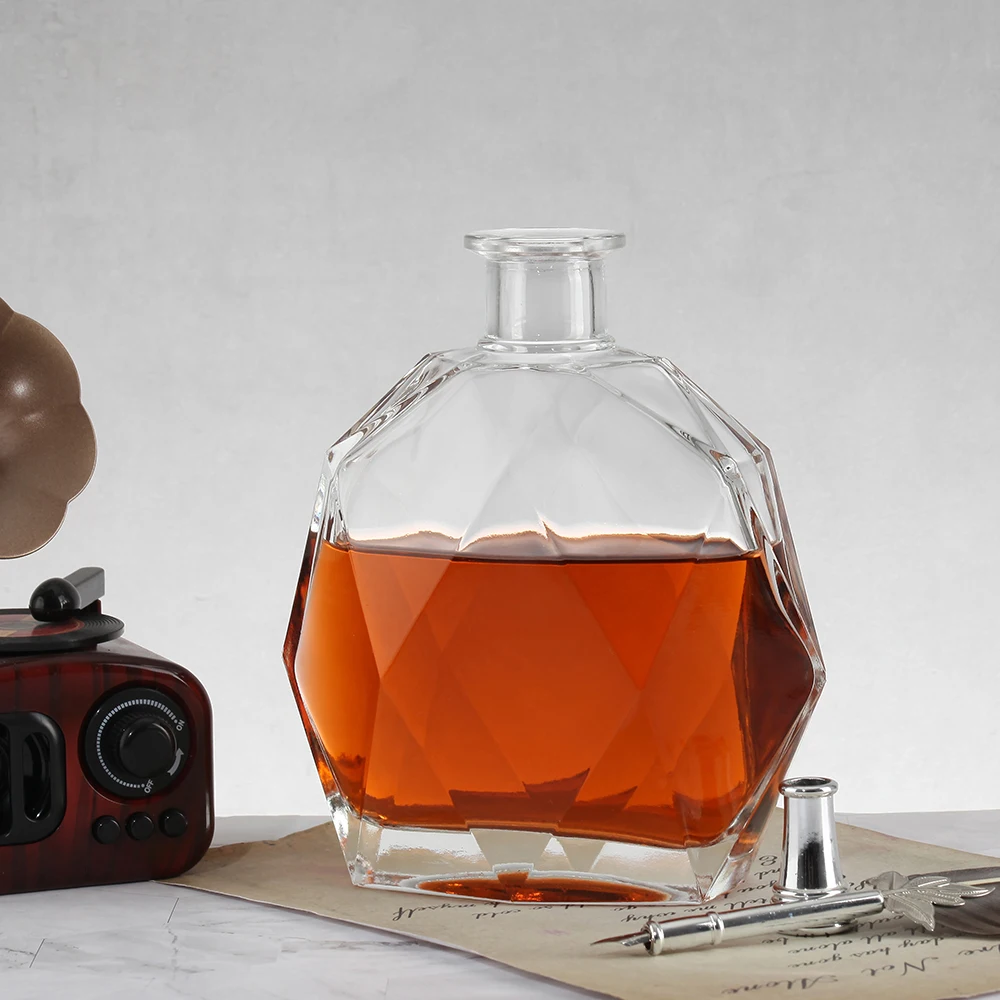 Wilk-Wholesale Liquid Rum Tequila Spirit Gin Alcohol Vodka Whiskey Glass Bottles With Cap