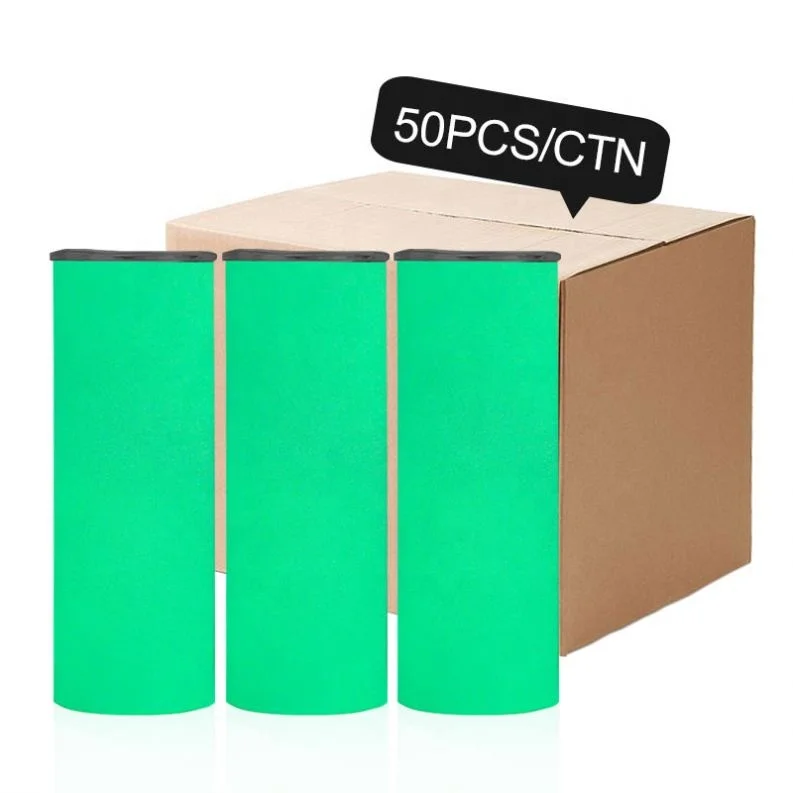 USA Warehouse 30Oz Mug Stainless Steel Double Wall Green Blue Luminous Paint Blanks Sublimation Glow In The Dark Tumbler