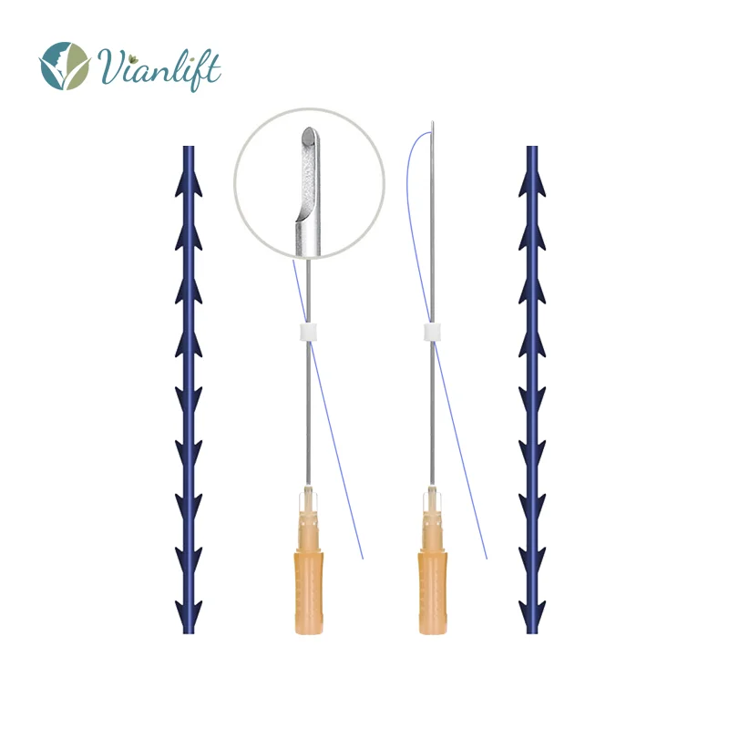 VianLift PDO thread lifting mono screw tornado 3D 4D COG pro thread for nose