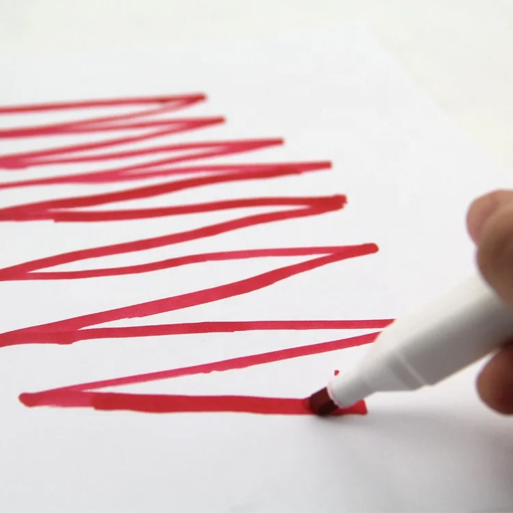 Double Tip Pantone Customized Colors Ink Art Marker Pens